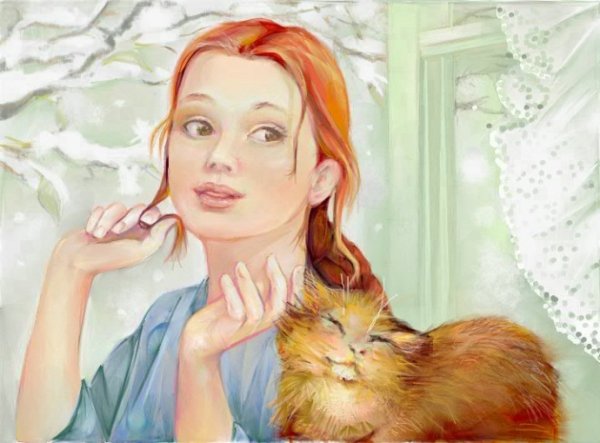 Марк Шагал картины коты