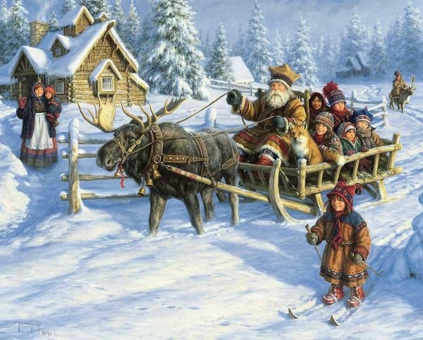 Картина дети севера