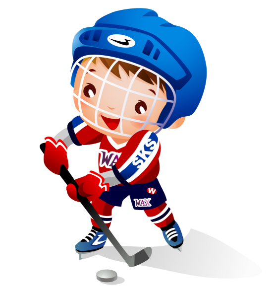 Хоккеист мультяшный