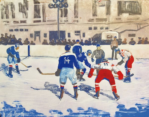 Художник Харченко Владимир Петрович хоккей