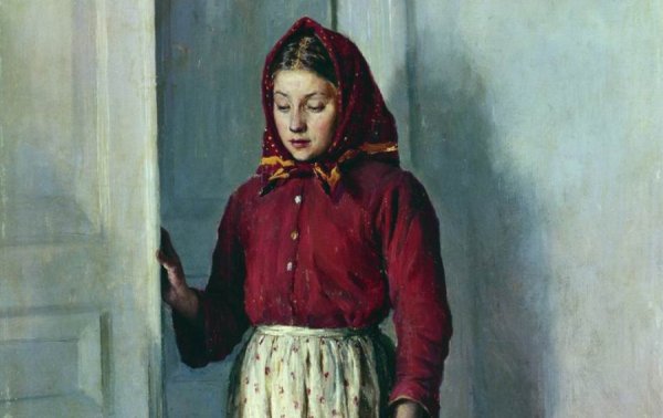 Девочка с куклой Николай Ярошенко