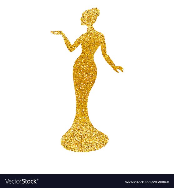 Девушка в длинном платье арт