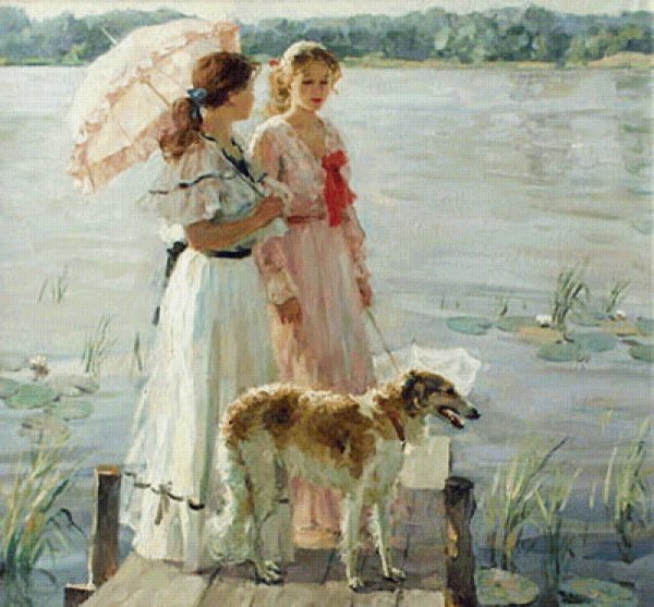 Владимир Гусев художник купальщицы