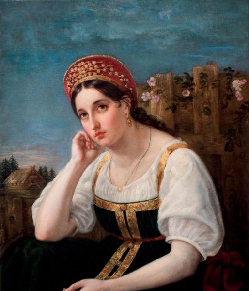 Портреты крестьянок 19 века