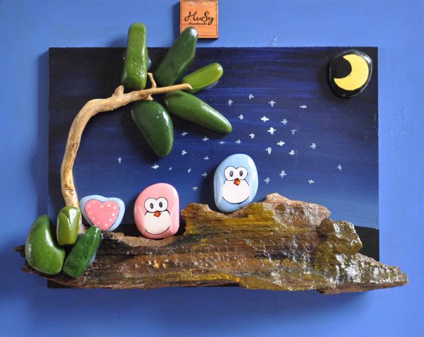 Поделки из камушков для детей