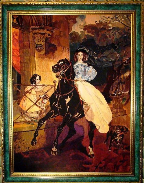 Карл Брюллов всадница 1832