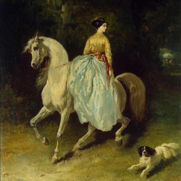 Карл Брюллов "всадница"