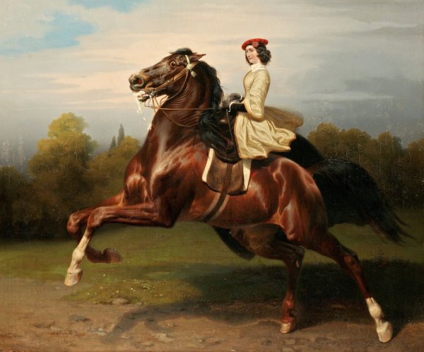 Карл Брюллов "всадница"