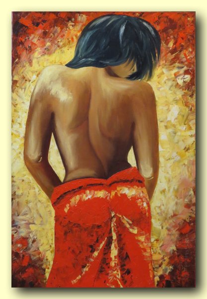 Живопись маслом девушки