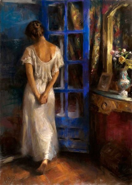 Художник Ромеро Редондо маслом