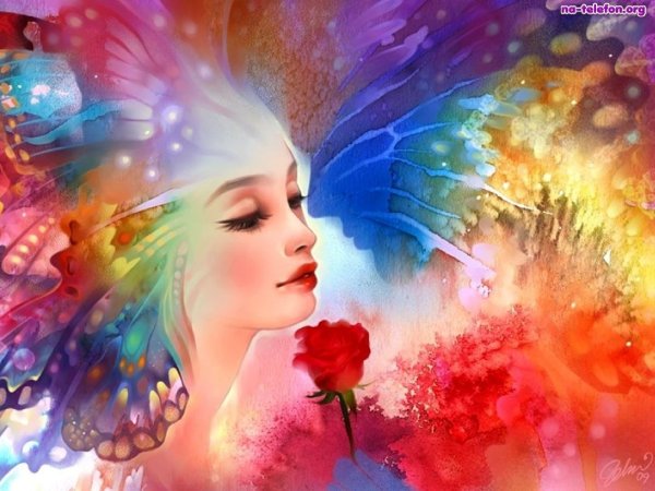 Радужная женщина