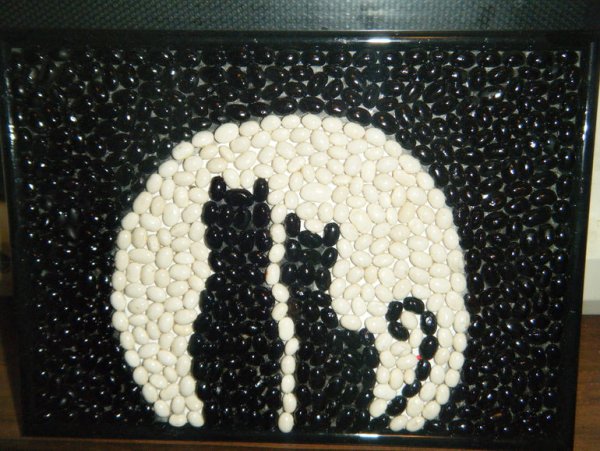 Поделки из гороха