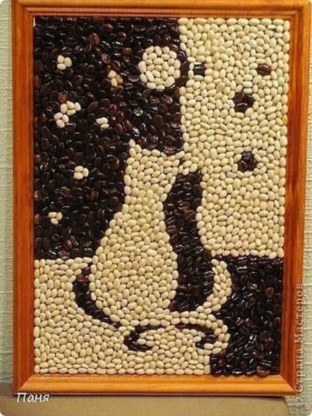 Поделки из фасоли