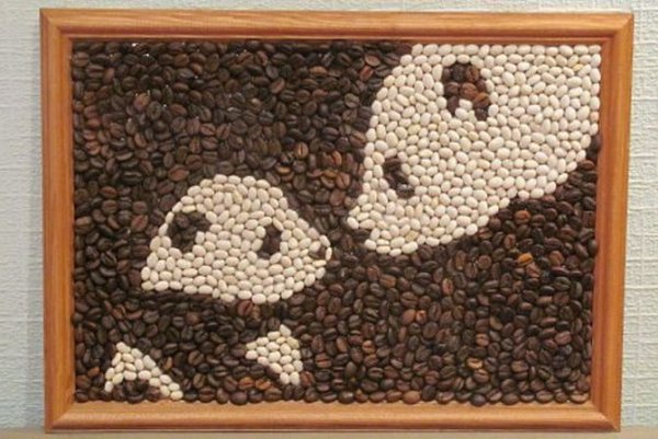 Поделки из фасоли