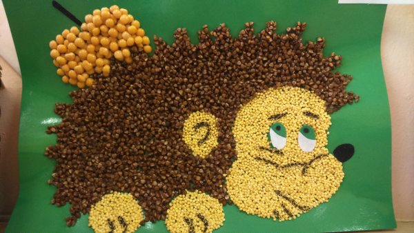 Поделки из крупы