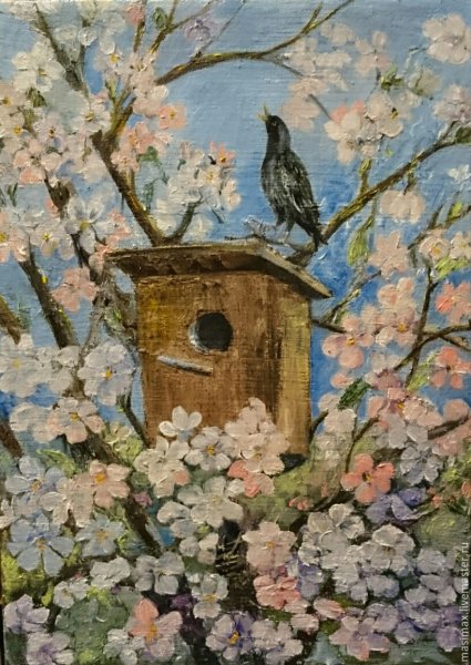 Скворец в живописи