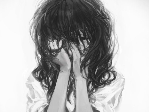 Кричащая девушка