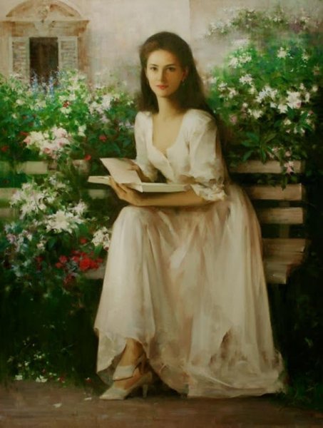 Крамской Иван Николаевич за чтением