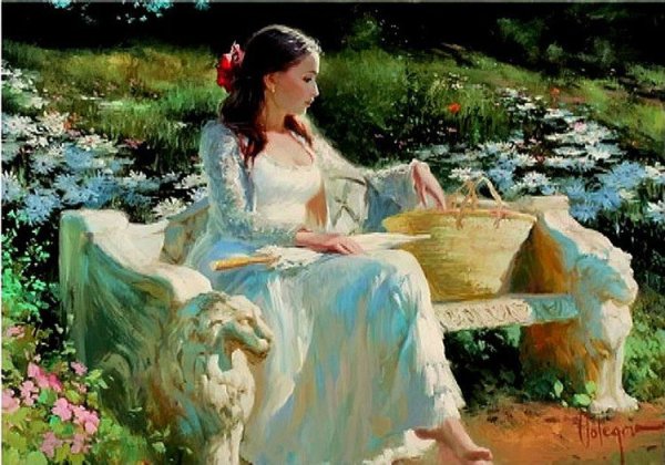 Картины Владимира Волегова женские образы