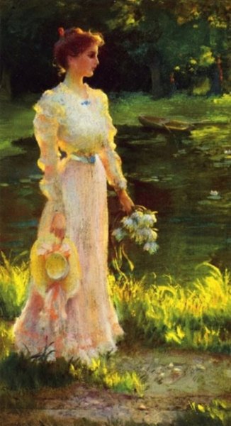 Charles Courtney Curran (1861−1942) летние женщины