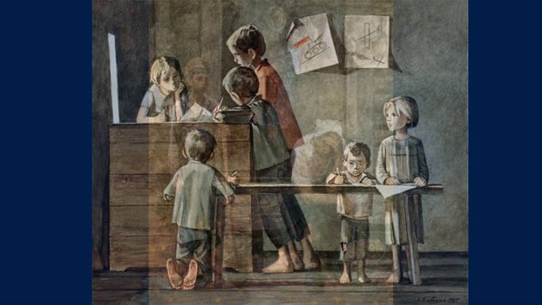 Ребенок пишет на стене