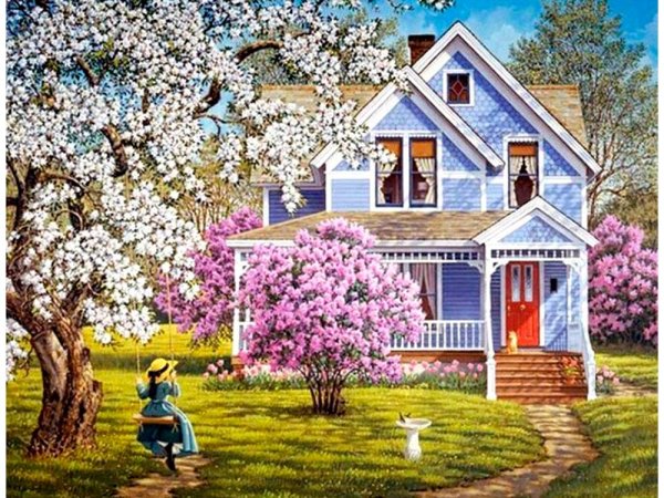 Весенний домик