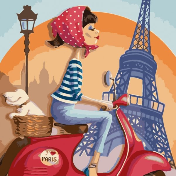 Француженка иллюстрация