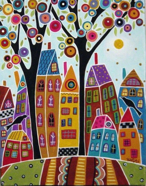 Карла Жерар наивная живопись