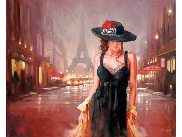 Марк Спейн девушка в Париже