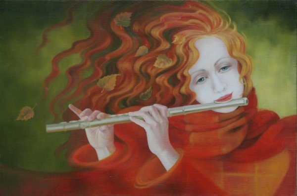 Девушка с флейтой