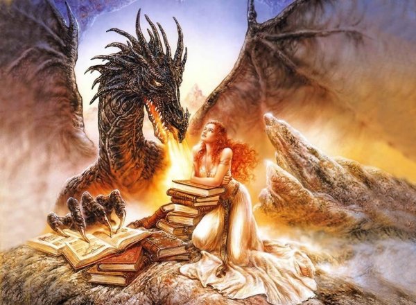 Луис Ройо девушка и дракон