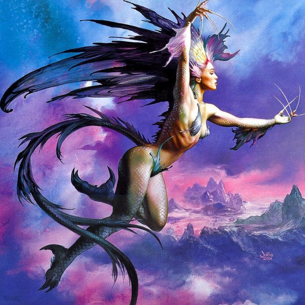 Борис Вальехо дракон