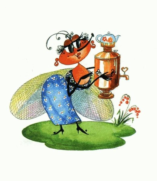 Сказки Чуковского Муха Цокотуха