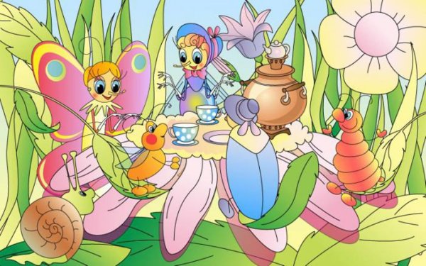 Мультик Муха Цокотуха комарик