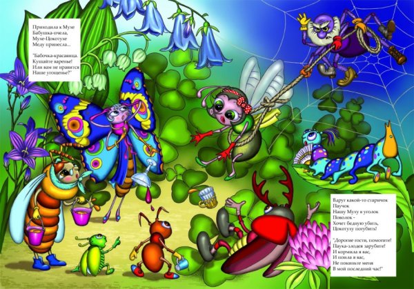 Муха Цокотуха Чуковского 1923г