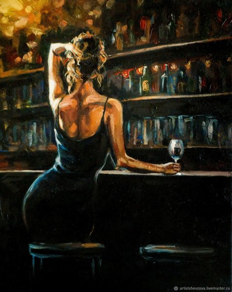 Женщина в баре
