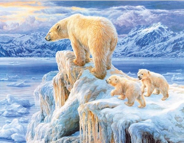 Медвежонок в лесу для детей