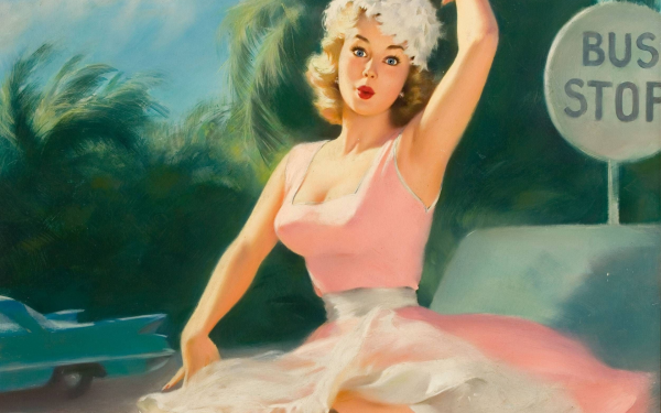 Художник Джил Элвгрен пин-ап