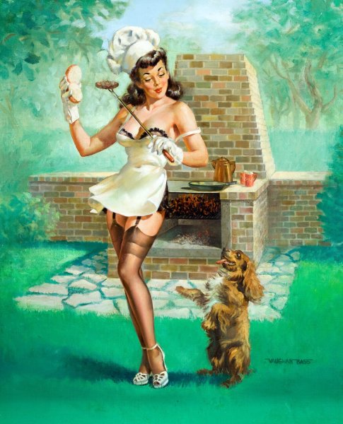 Рисунки Альберто Варгаса