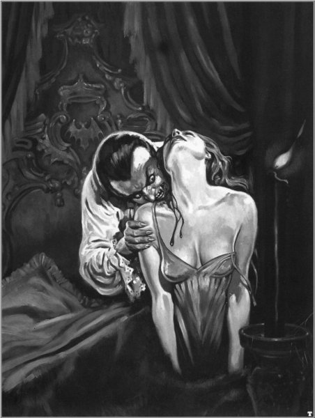 Джон Полидори вампир иллюстрации