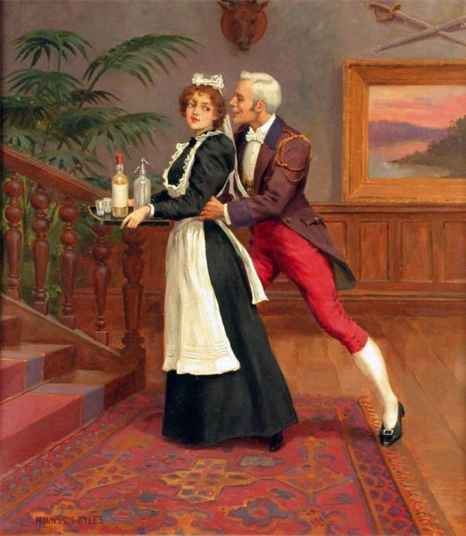 Прислуга в живописи