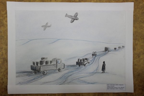 Изображение блокадного Ленинграда. Дорога жизни