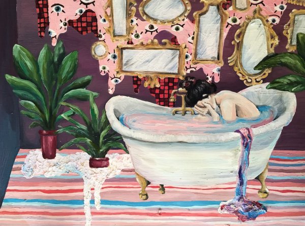 Картина в ванной