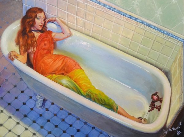 Арт в ванной