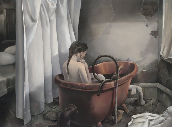 Картина девушка Эрарта