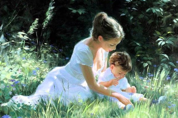 Волегов Владимир художник картины мать и дитя