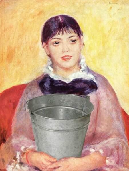 Огюст Ренуар девушка с веером