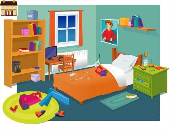 Спальная комната картинки для детей