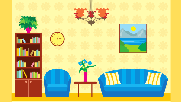 Аппликация жилая комната