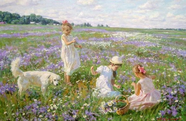 Художник Александр Аверин цикорий